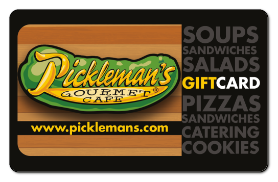 Picklemans logo over black background